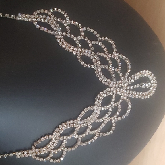 Fashion Formal/Wedding Rhinestone Necklace - Picture 10 of 12
